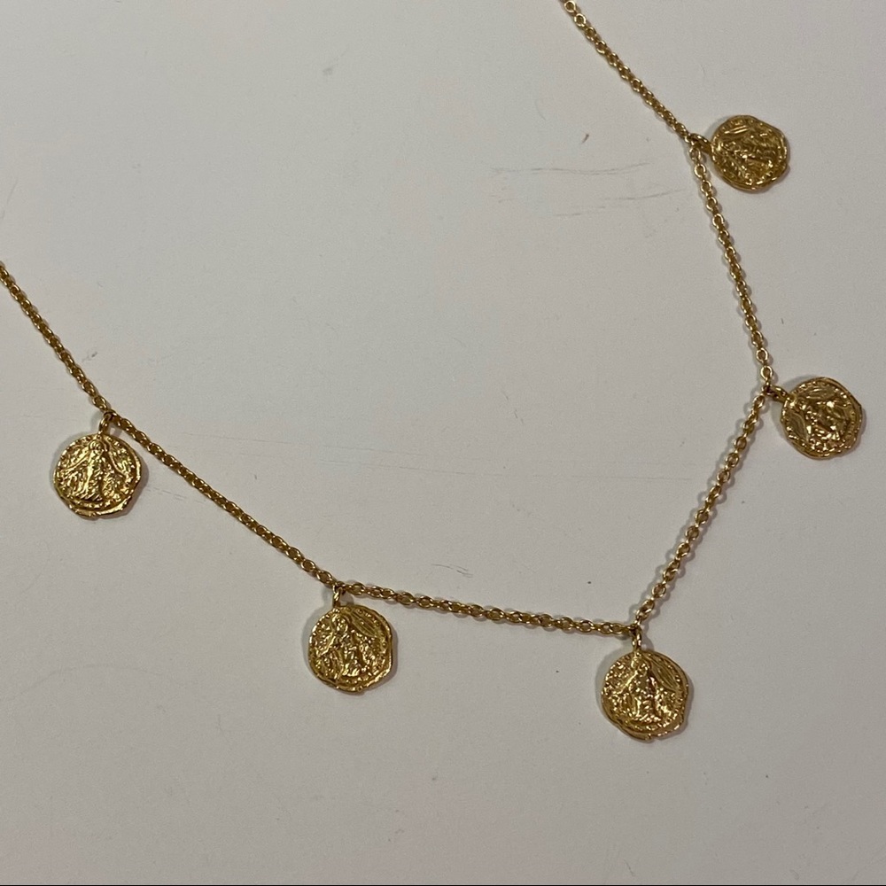 Ania Haie 14k Gold Deus Coins Necklace - Picture 5 of 8